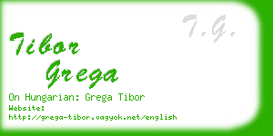 tibor grega business card